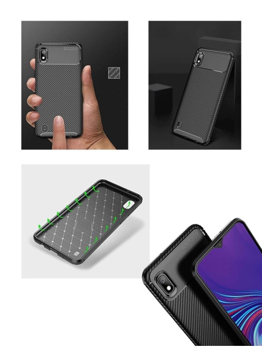 Силикон калъф Carbon за Samsung A10