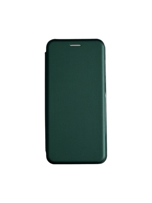 Тъмно зелен калъф тип тефтер за телефон MP Forcell за Samsung A12 с функция стойка за видео