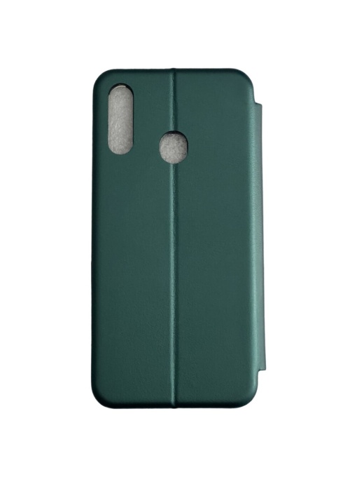 Тъмно зелен калъф тип тефтер за телефон MP Forcell за Samsung A40 с функция стойка за видео