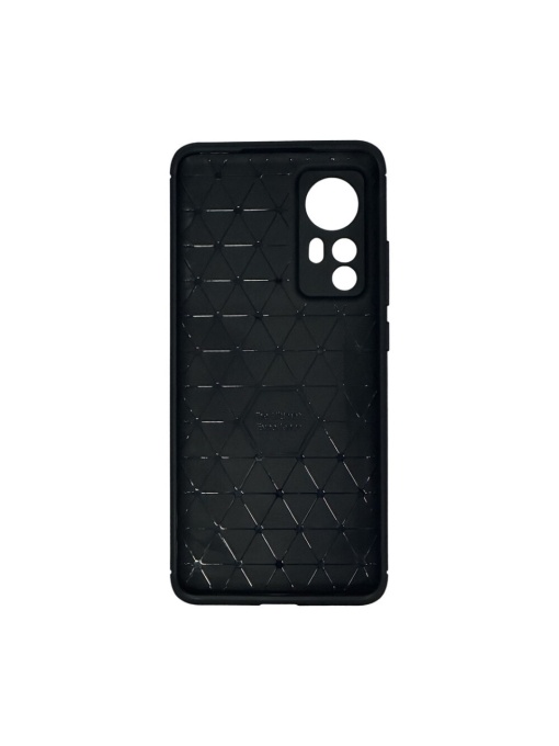 Черен гръб Carbon Auto Focus за Xiaomi 12 Lite