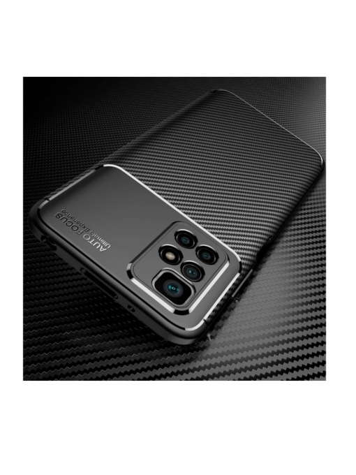 Черен кейс Carbon Auto Focus за Xiaomi Redmi 10 4G