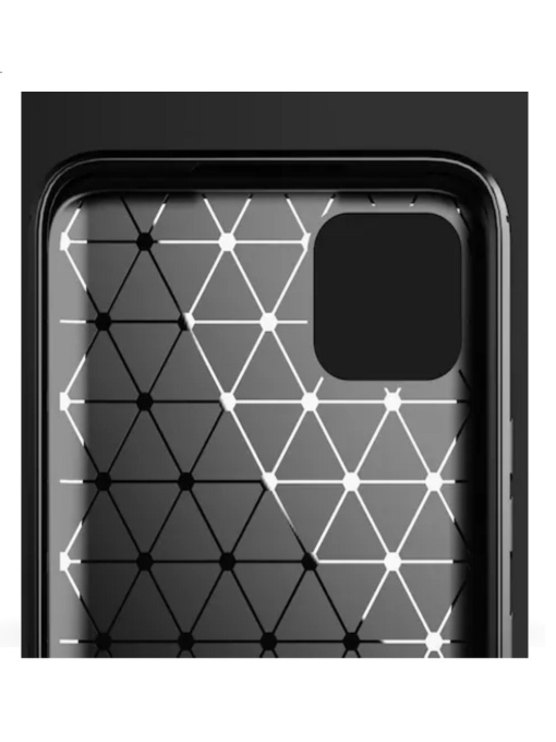 Черен гръб Top Carbon за Realme C11