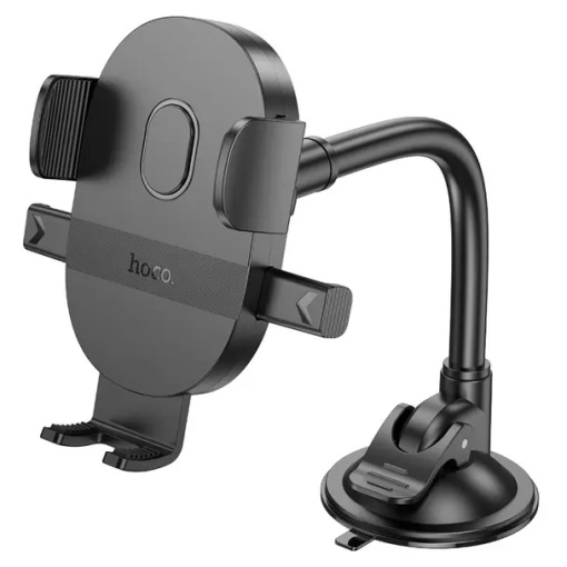 Car phone holder Hoco windshield / dashboard H20 black - Img 4