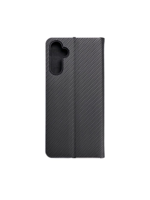 Kалъф тефтер син CARBON WITH FRAME за Samsung Galaxy A32 5G с място за карти и банкноти