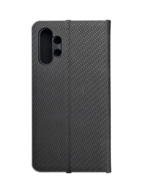 Kалъф тефтер черен CARBON WITH FRAME за Samsung A23 с място за карти и банкноти