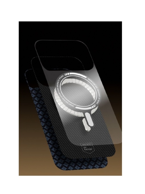 Kevlar Benks Case MagSafe за iPhone 17 Pro Max blue с прецизни изрязвания за камера и бутони