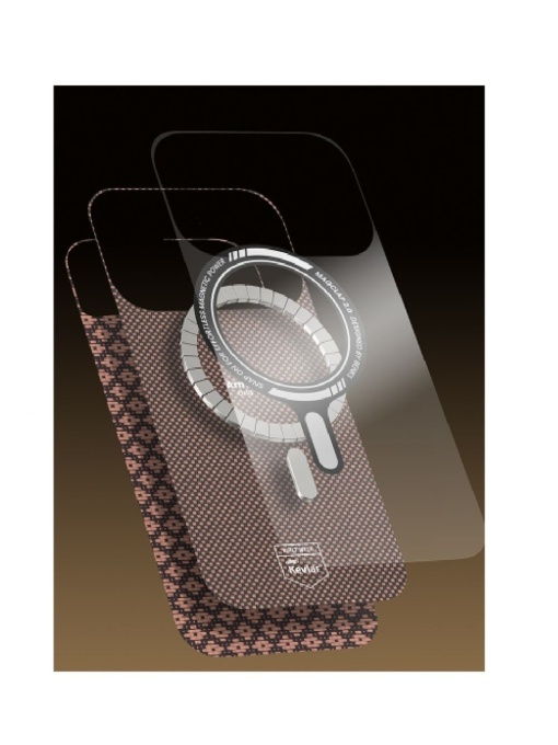 Kevlar Benks Case MagSafe за iPhone 17 Pro orange със защита от удари и надрасквания