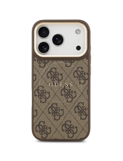 Original Guess Case за 17 Pro Max съвместим с MagSafe, brown - Img 3