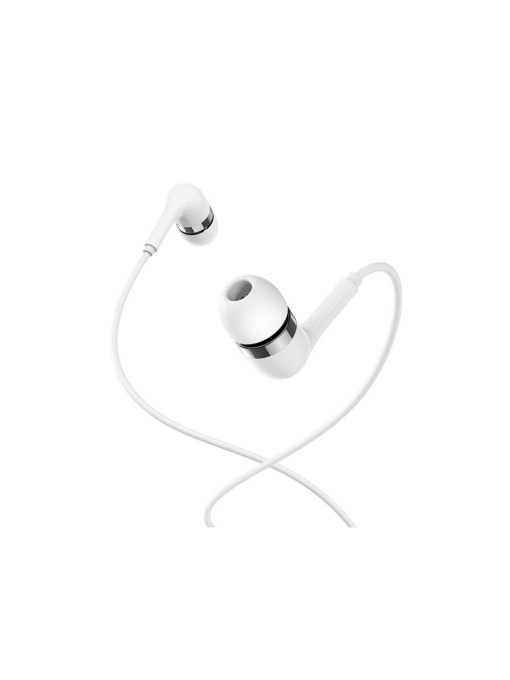 Бели слушалки с тапичка Borofone BM39 със стабилна Bluetooth връзка