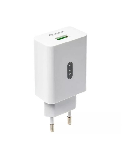 Зарядно устройство 220V XO L36 18W USB A със здрава оплетка