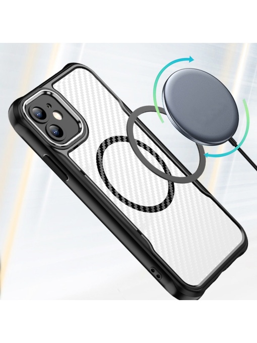 Карбонов калъф Defender Carbon с MagSafe за iPhone 12
