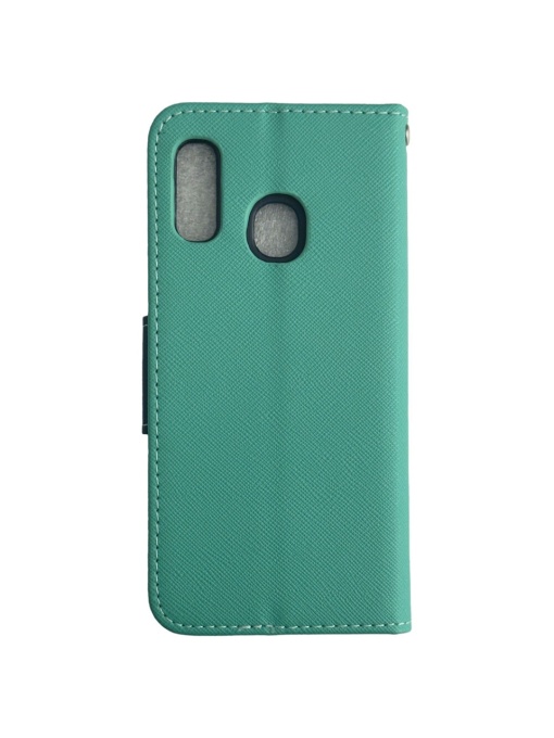 Ментов калъф тип тефтер Fancy за Samsung A20e с функция стойка за видео