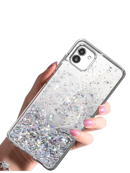 Нежен прозрачен плаващ гръб Floating Case за Samsung A03