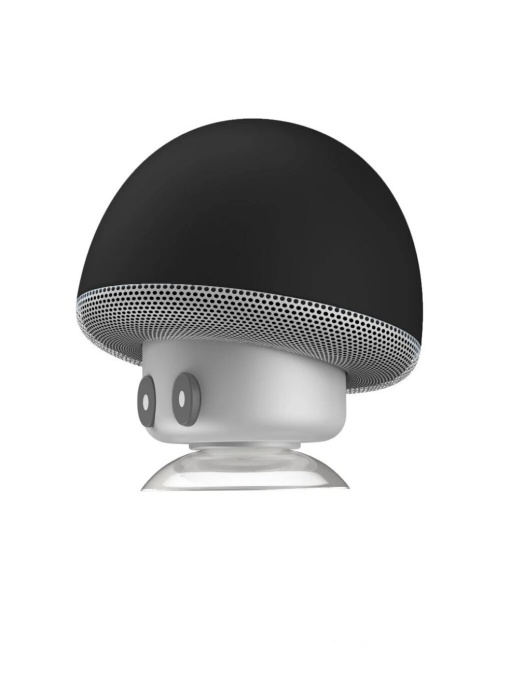 Преносима Bluetooth тонколона Setty Mushroom Черна с кристален звук и дълбоки баси