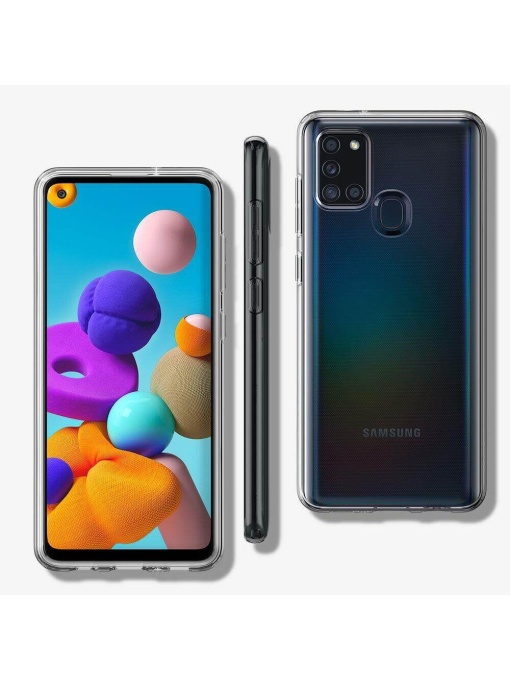 Прозрачен гръб TPU HQ за Samsung A21s