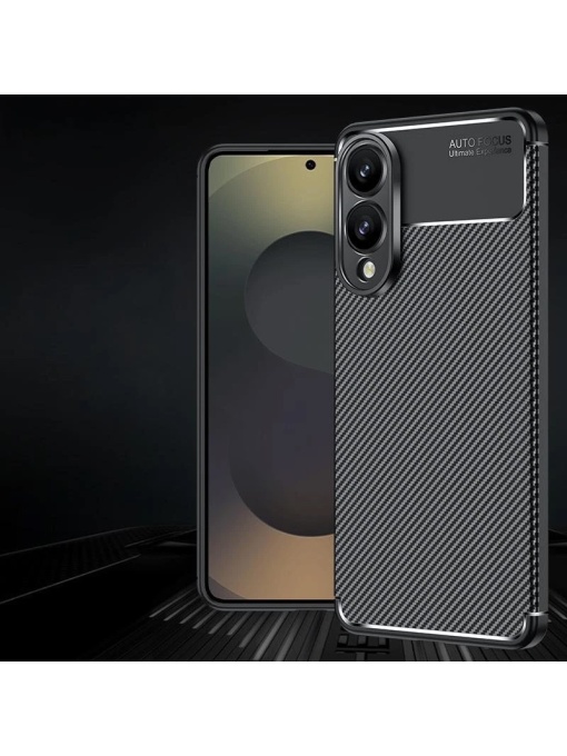 Силиконов кейс Carbon за Samsung Galaxy S25 Edge