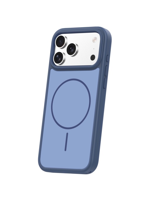 Син Гръб Frame Thin Mag Case Mag Safe за iPhone 17 Pro