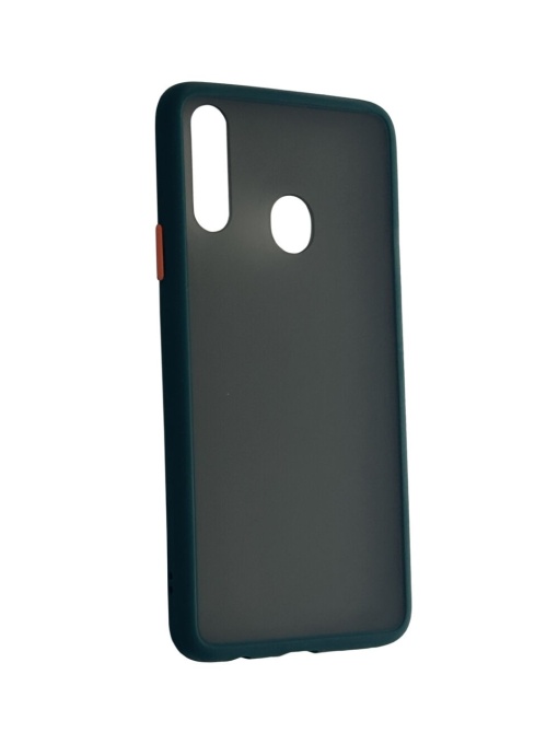 Син гръб Color Buttons за Samsung Galaxy A20s