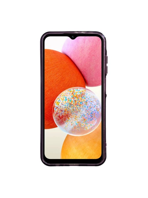 Тънък гръб с протектор за камерата Slim Color Lens за Samsung A14 4G 5G с олеофобно покритие против отпечатъци