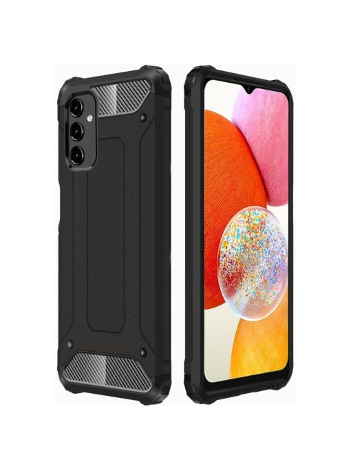 Удароустойчив черен гръб Bronya за Samsung Galaxy A14