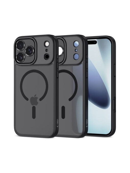 Черен Mag Safe с предпазно стъкло на камерата за iPhone 17 Pro - Img 2