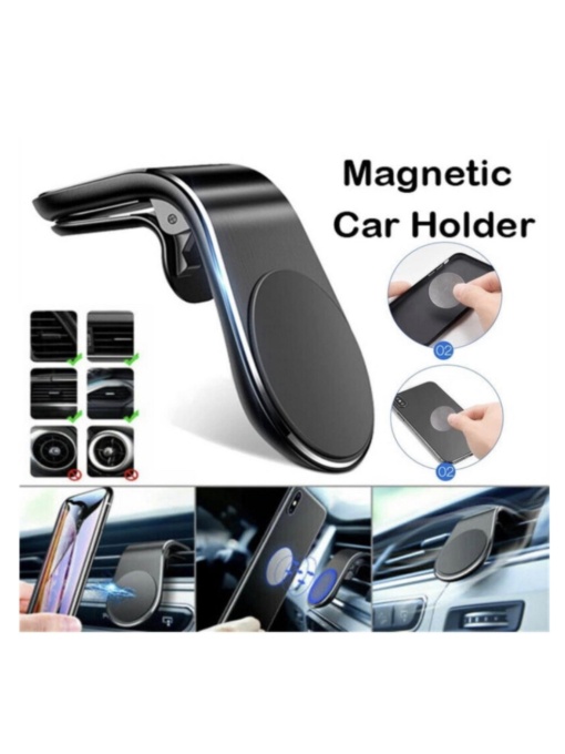 Car Mount Holder Компактен Магнитен Холдър за Телефон с прецизно прилягане