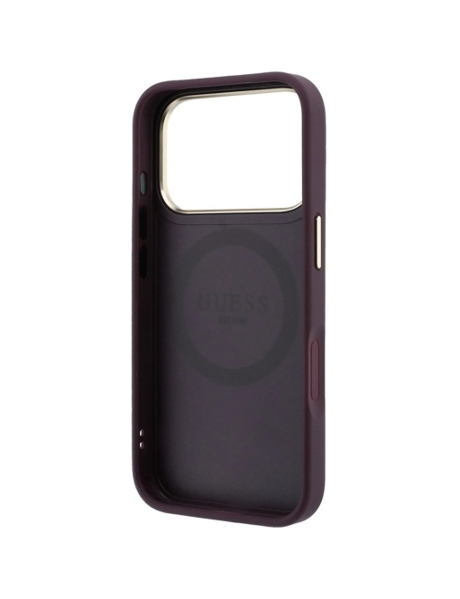 Original Guess Case за 18 Pro съвместим с MagSafe, burgundy - Img 7