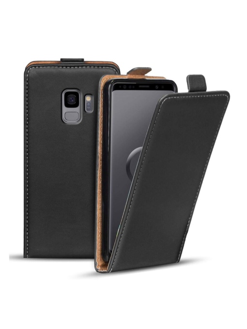 Вертикален Черен кейс Flipp за Samsung S9