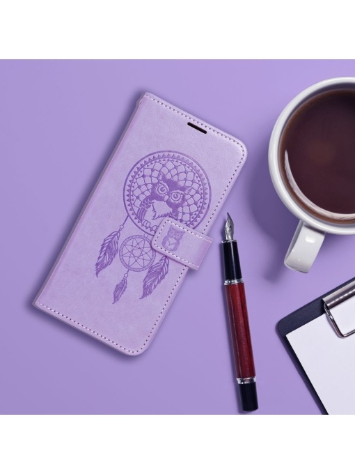 Дамски калъф тефтер MEZZO лилав за Samsung A26 със стилен и практичен дизайн