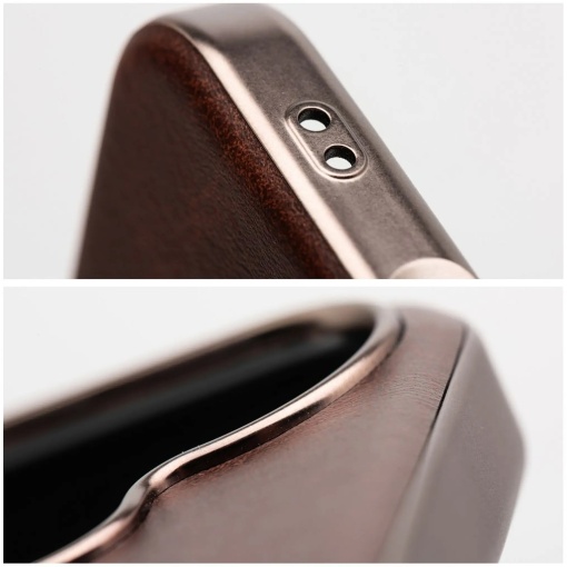 Кафяв гръб с еко кожа "Gentleman Mag Cover" за Samsung Galaxy A56 - Img 5