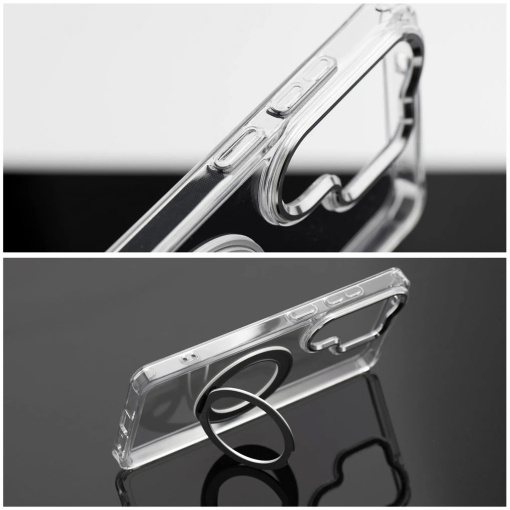 Кейс Frame Circle Stand за Samsung Galaxy S26 Ultra, съвместим с MagSafe – прозрачен - Img 2