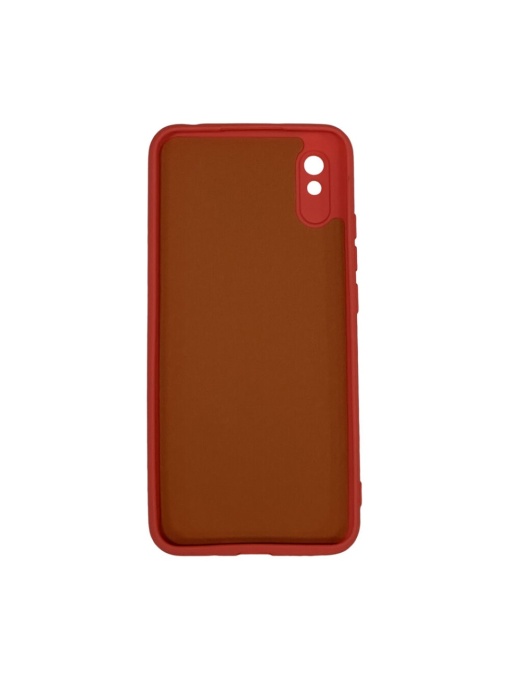 Оранжев нежен гръб за телефон Poly с велур за Xiaomi Redmi 9A