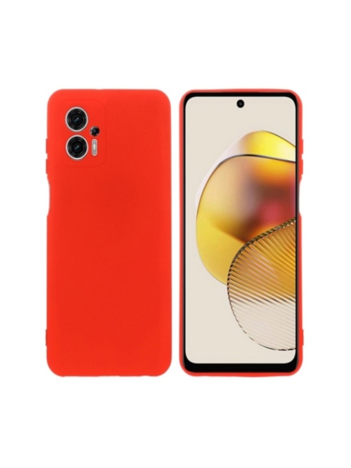 Оранжев силиконов кейс POLY за Motorola G13 G23