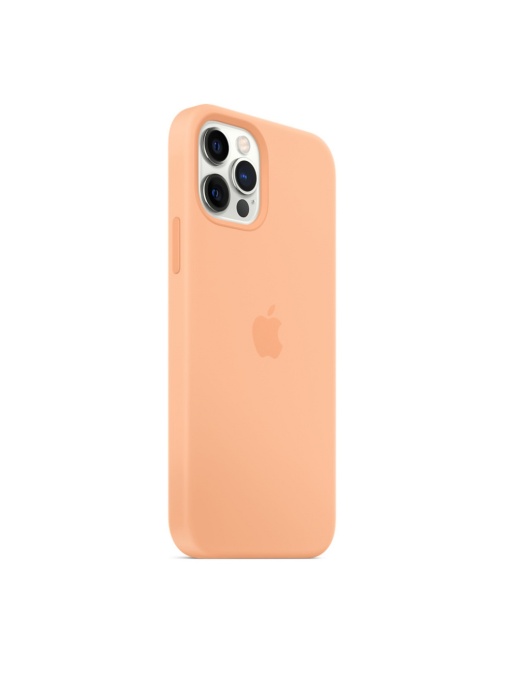 Оригинален Елегантен кейс за iPhone 12 Pro Светло Оранжев