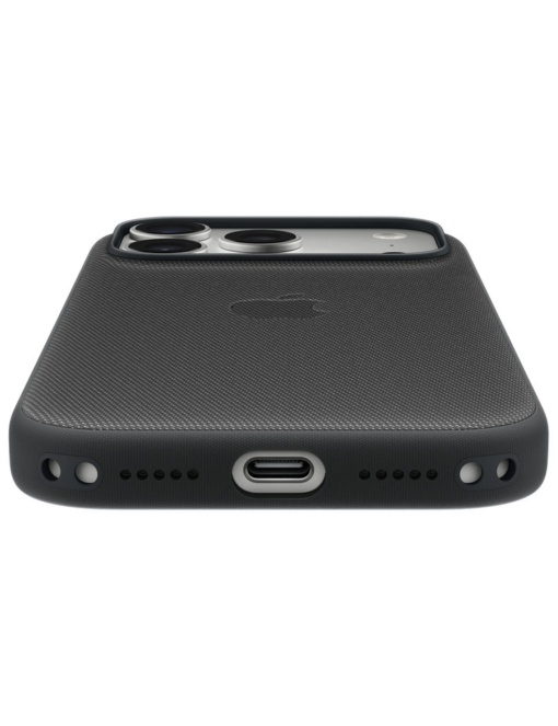Оригинален платнен гръб с MagSafe в Черен Цвят за iPhone 18 Pro Max - Img 2