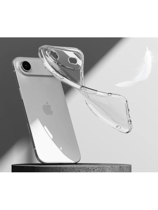 Прозрачен гръб TPU HQ за iPhone 17 Air
