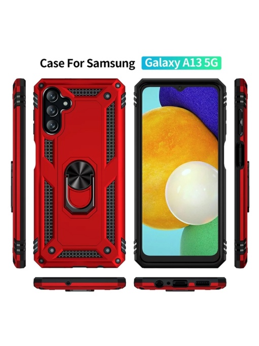 Противоударен червен калъф Zore за Samsung A13 5G със защита от удари и надрасквания