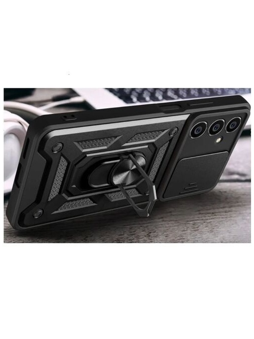 Противоударен черен гръб Camera Cover за Samsung A54
