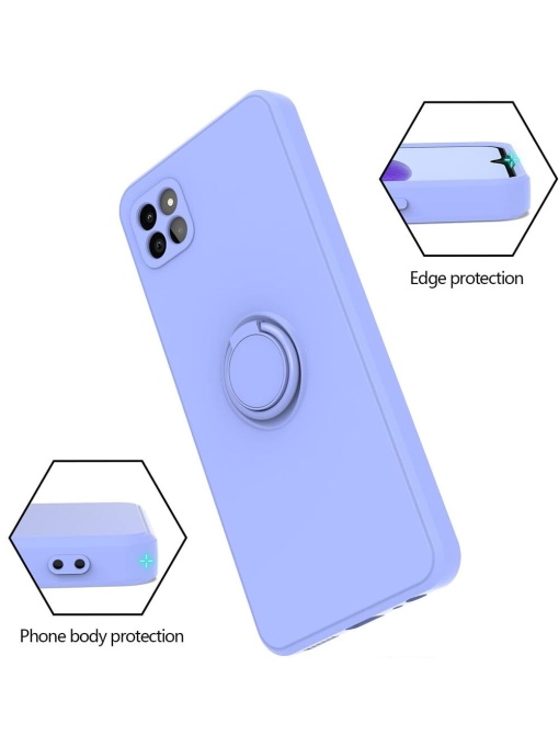 Светло Син кейс Ring Silicone Venus за Samsung A22 5G