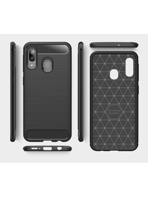 Силикон кейс Carbon за Samsung A20e
