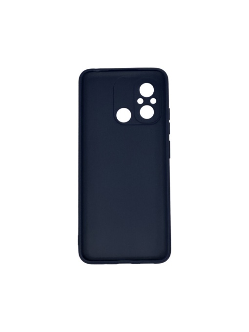 Син елегантен гръб за телефон Poly с велур за Xiaomi Redmi 12C
