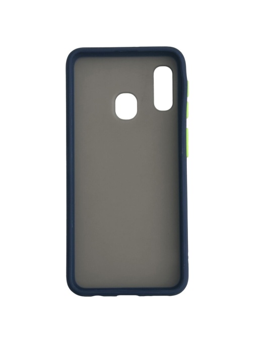 Син гръб Color Buttons за Samsung A40