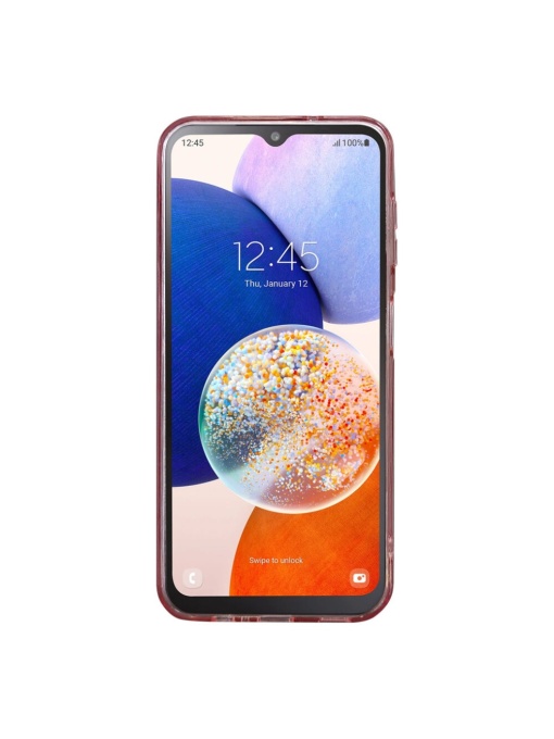 Тънък гръб с протектор за камерата Slim Color Lens за Samsung A14 4G 5G с олеофобно покритие против отпечатъци