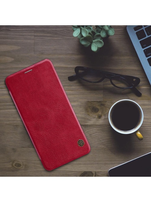 Червен Кожен гръб G Case за Samsung A7 2018
