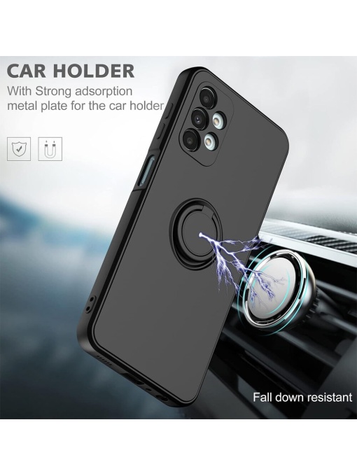 Черен калъф Ring Silicone Venus за Samsung Galaxy A33
