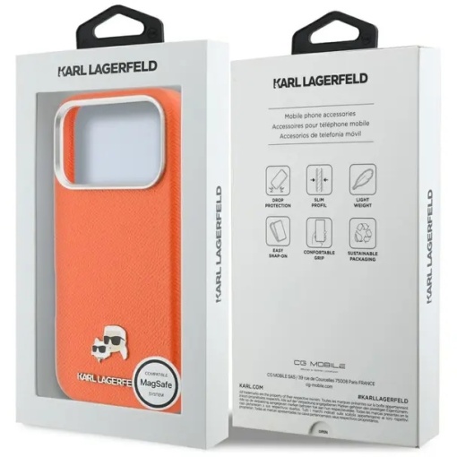 Karl Lagerfeld Original case с MagSafe за IPHONE 18 Pro - Img 8