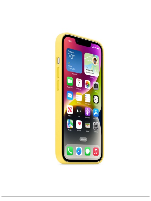 Елегантен жълт Оригинален кейс за iPhone 13 Mini