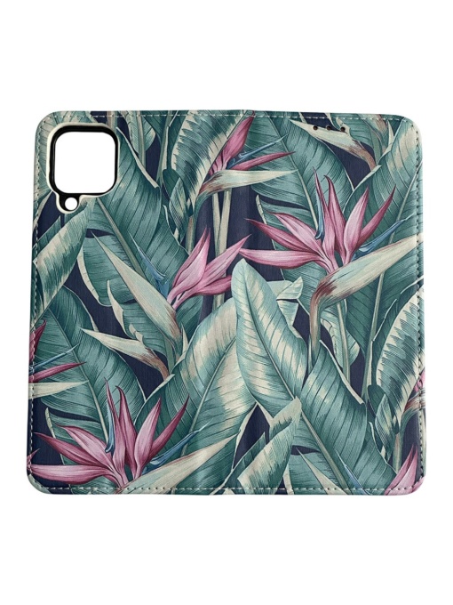 Калъф тип тефтер за телефон Summer Flower за Samsung A12 за защита на дисплея и гърба