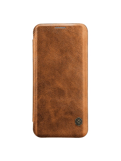 Кафяв Кожен Калъф G Case за Samsung S9 Plus със защита от удари и надрасквания