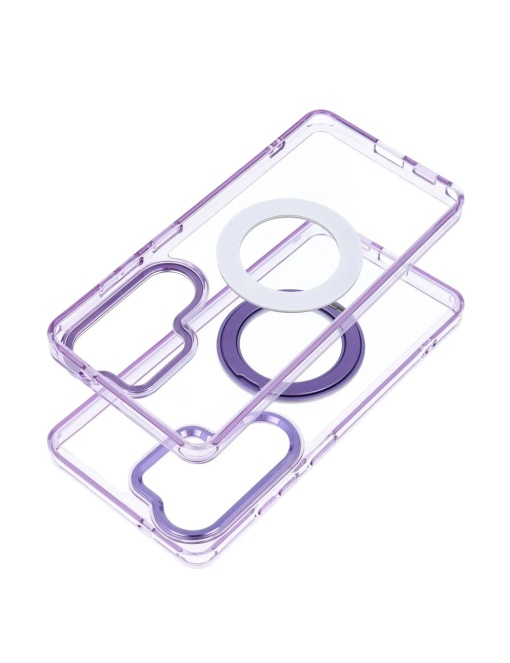 Кейс Frame Circle Stand за Samsung Galaxy A37, съвместим с MagSafe – лилав - Img 2